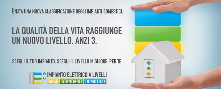 Impianti elettrici a livelli - Base Standard Domotico